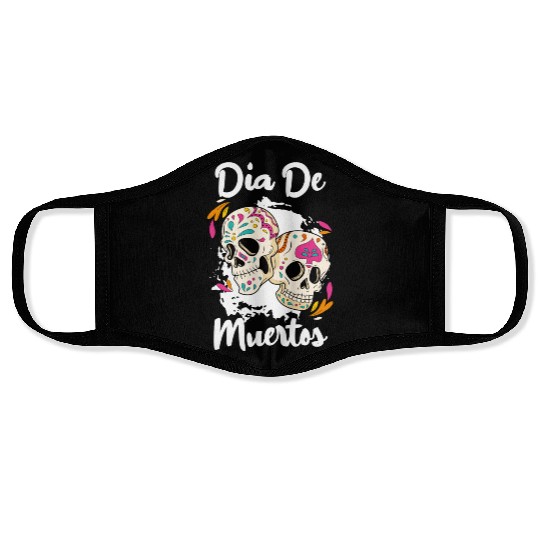 Holiday All Saints Day Bones Skull Face Masks