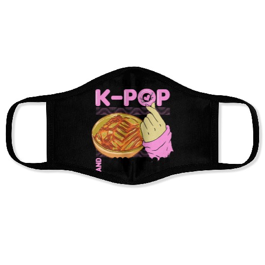 Kimchi Lovers Korean Cuisine Food Gifts Face Masks
