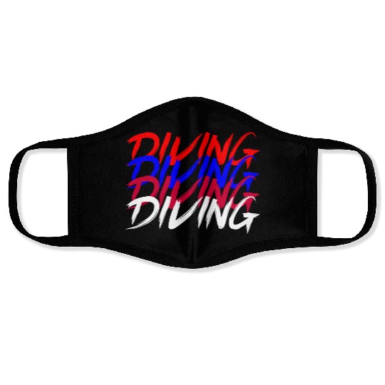 DIVING WHITE Face Masks