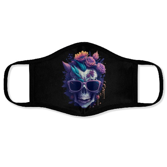 Floral Skull | C12 Face Masks
