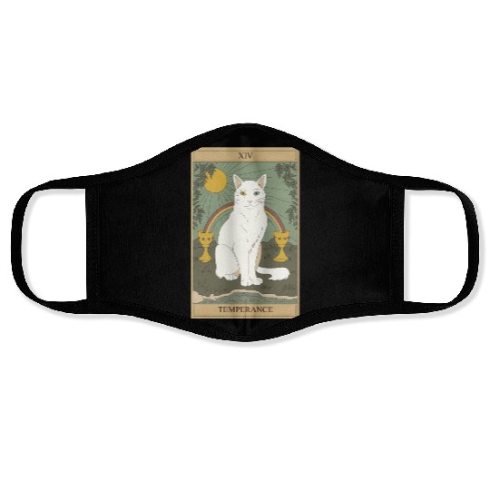 Cat rainbow Face Masks