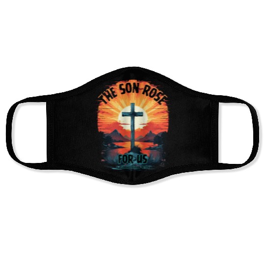 THE SON ROSE FOR US Face Masks