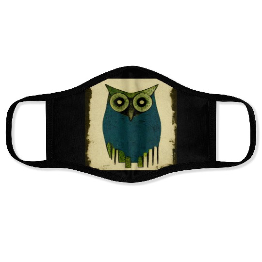 Mod Owl: Woodcut Owl Face Masks