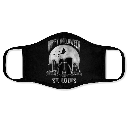 St. Louis Missouri Happy Halloween Face Masks