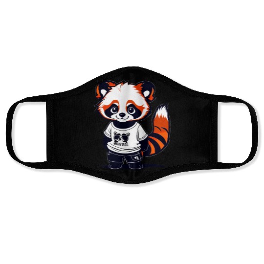 Red Panda Cub Face Masks