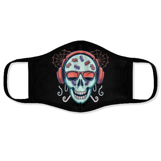 Skull Candy Halloween For Music Face Masks