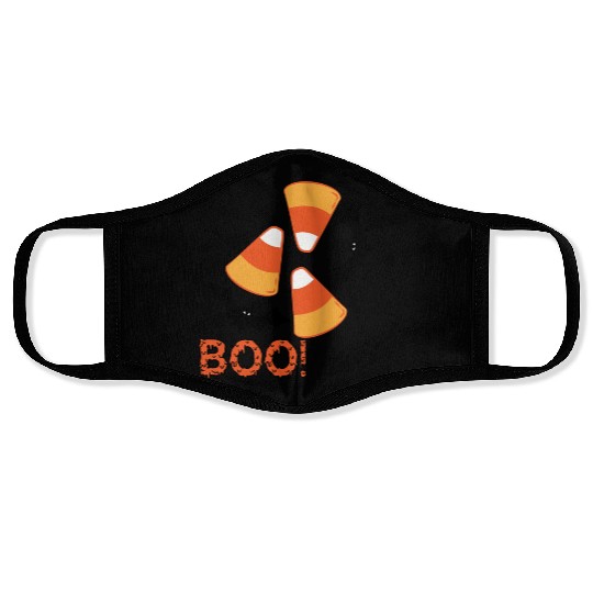 Candy Corn Design Face Masks