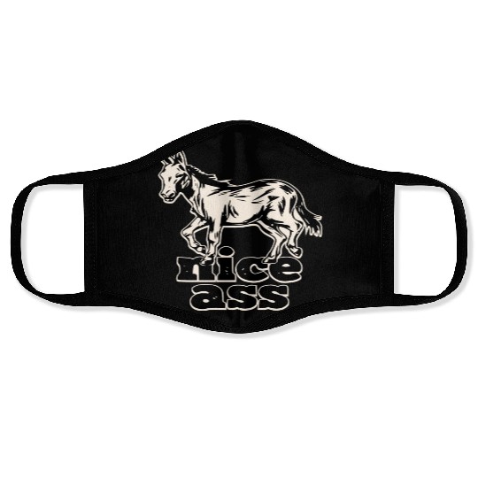Nice Ass ©WhiteTigerLLC.Com LIKE US ON FACEBOOK Face Masks