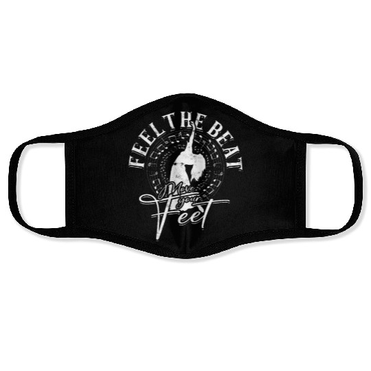 Feel the Beat, Move Your Feet - Belly Dancing Face Masks