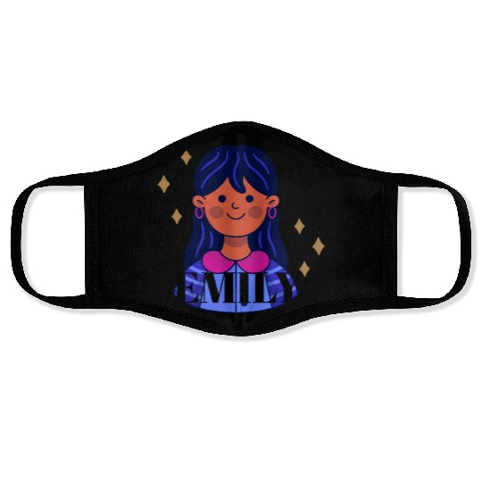 emily name Face Masks