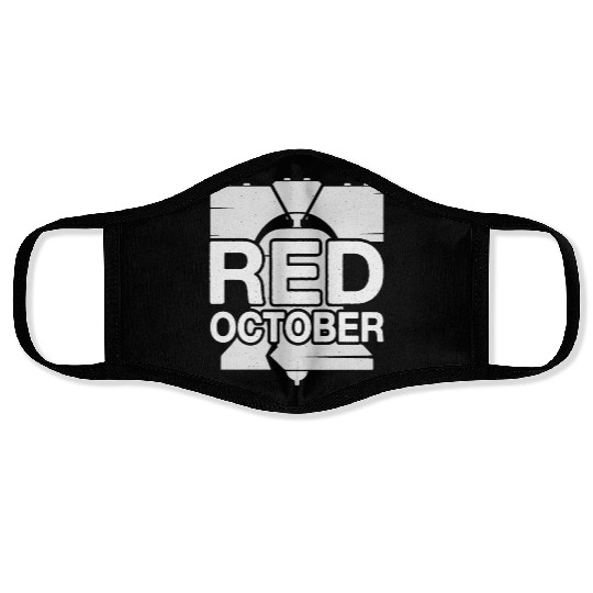 Vintage Take October Philadelphia Face Masks