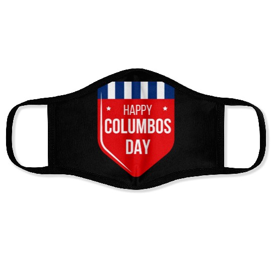 Columbus Day Celebration:Explore, Discover Face Masks