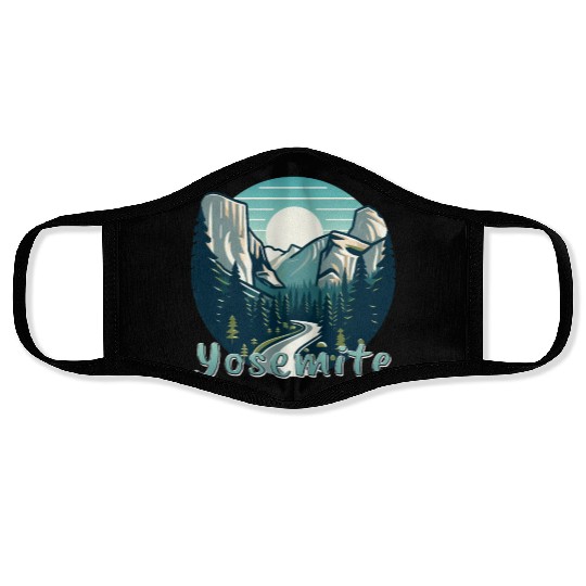 Yosemite National Park: The Beauty of Nature Face Masks