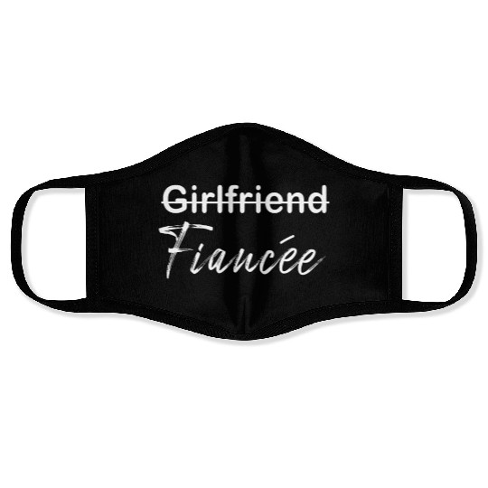 Girlfriend Fiancee Couple Engagement Engaged Face Masks