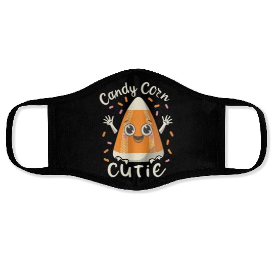 candy corn cutie Halloween Gift Face Masks