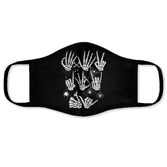 Skeleton Hand Face Masks