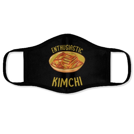 Kimchi Lovers Korean Cuisine Food Gifts Face Masks