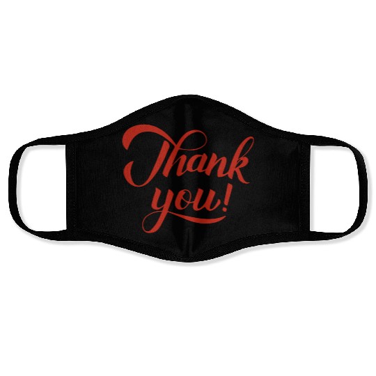 Thank You For Leaving Me Alone Graphic Design For Face Masks