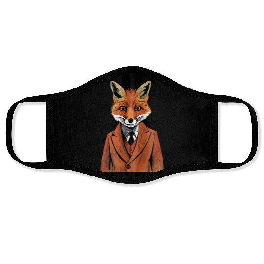 Fantastic Mr Fox Ash Face Masks
