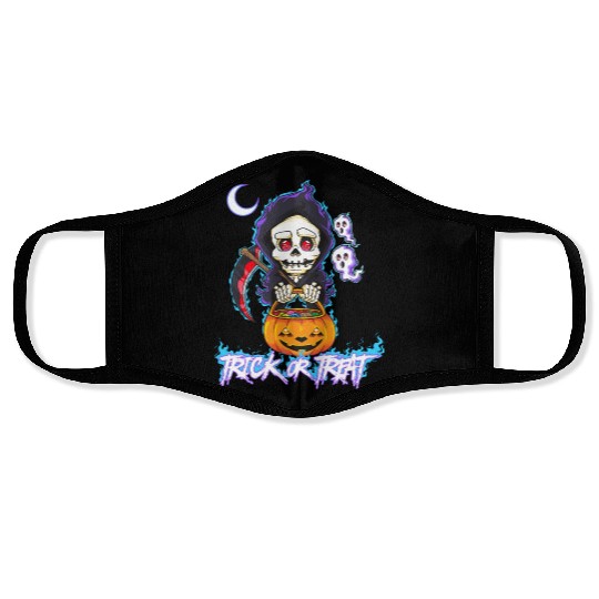 Trick or Treat Grim Reaper Face Masks