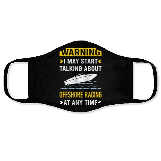 Warning Offshore Racing Race Face Masks