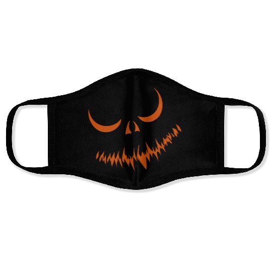 Creepy Jack o Lantern Carved Halloween Pumpkin Face Masks