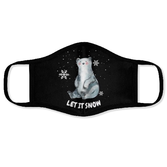 "Winter Collection: Let It Snow with Style" Face Masks