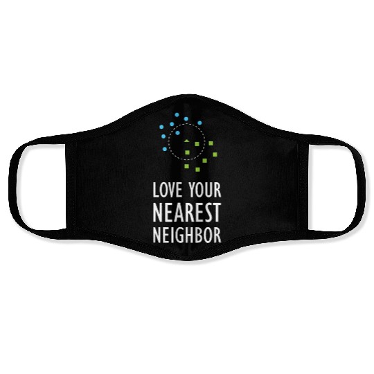 Machine Learning Nearest Neighbor Algorithm AI Art Face Masks