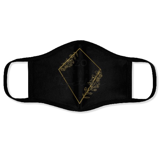 Congratulations 20 Years Together / Twenty Face Masks