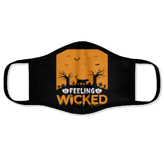 Halloween Feeling wicked Face Masks