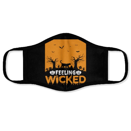 Halloween Feeling wicked Face Masks