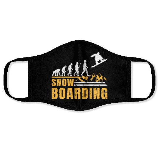 Snowboarding EVOLUTION Snowboard Winter Park Face Masks
