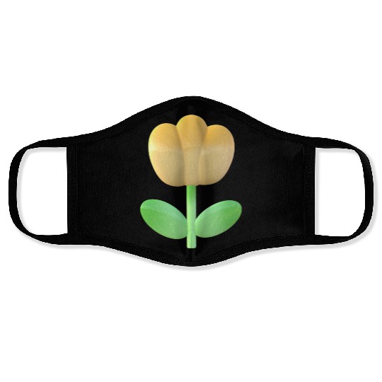 Tulip brighten your day Face Masks