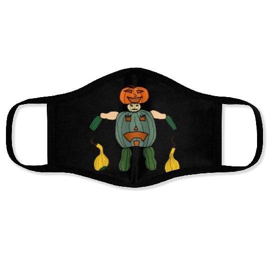 Halloween Pumpkins Three Pumpkin Beater Face Masks