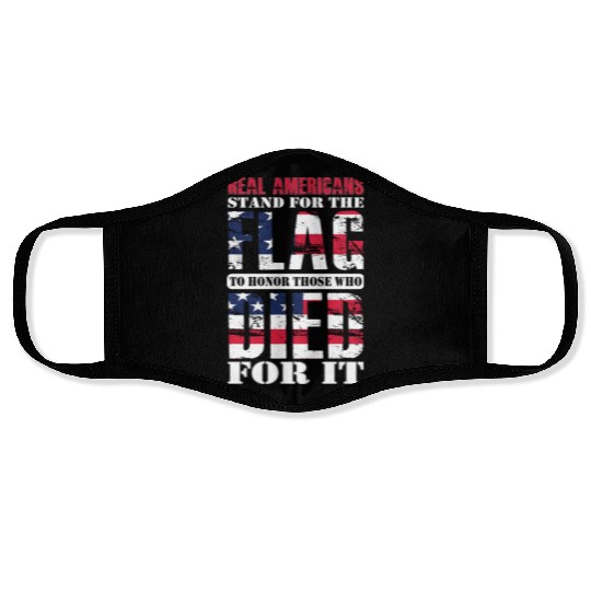 Us Veteran Veterans Day Us Patriot Face Masks