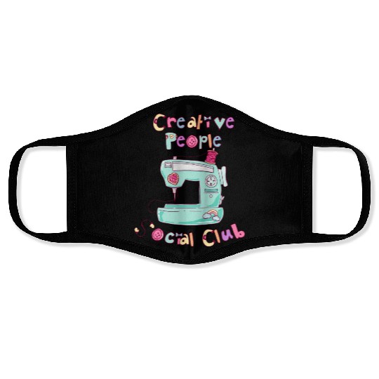 Creative People Soociial Clubb Face Masks