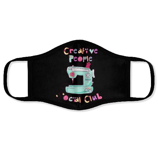 Creative People Soociial Clubb Face Masks