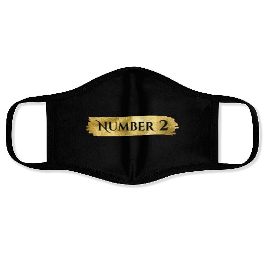 Golden Number 2 - Two Face Masks