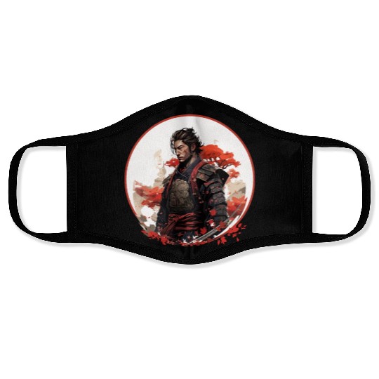 Brave Samurai Face Masks