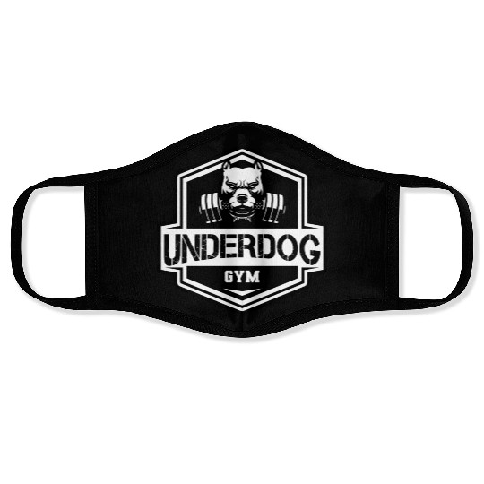 Pittbull - Underdog GYM Face Masks