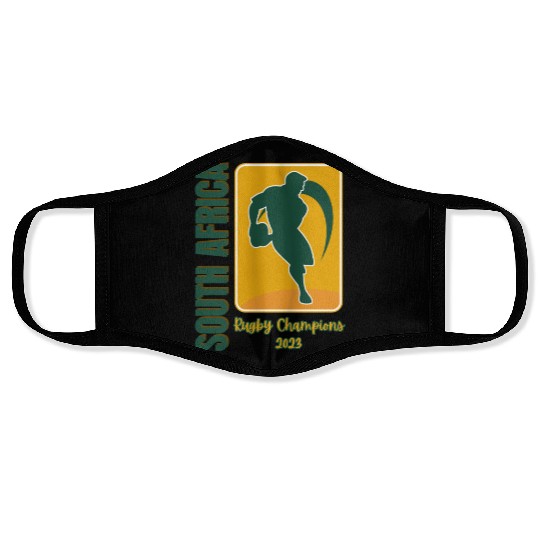 South Africa Rugby Champions 2023 Face Masks