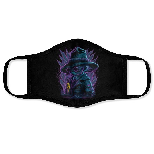 Black friday mouse Face Masks