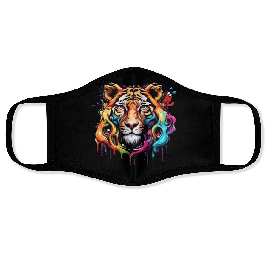 Tiger / Animal / Safari / Wild / Animal Print Face Masks