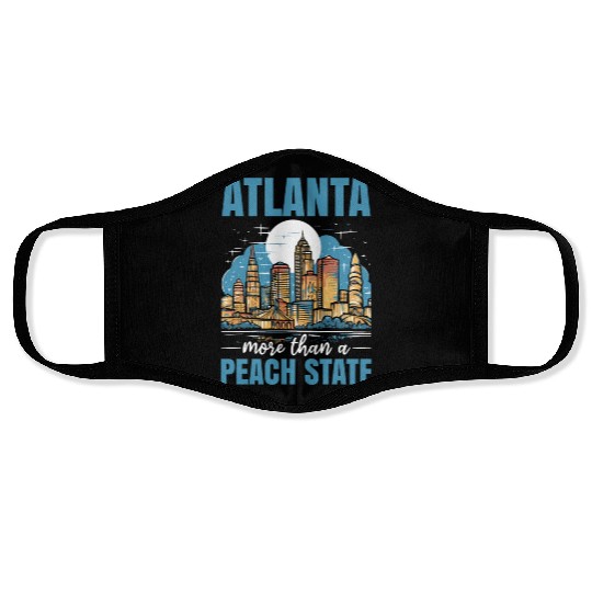 Atlanta City Georgia USA America United States Face Masks