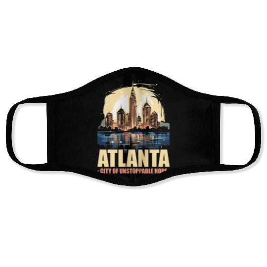 Atlanta City Georgia USA America United States Face Masks