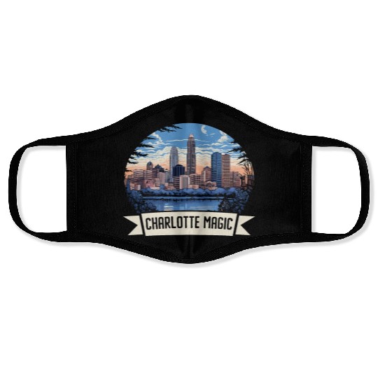 Charlotte North Carolina USA America United States Face Masks