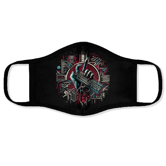 Freedom trough the Keyboard Gaming Face Masks