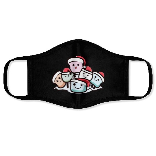 Marshmallow Friends In Snow Face Masks