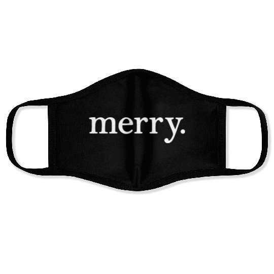 Merry Christmas Face Masks