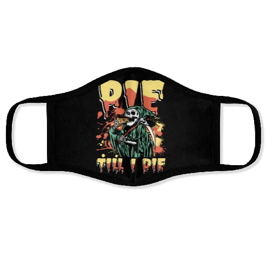 Pie till i die | cupcake & cookies grim reaper Face Masks